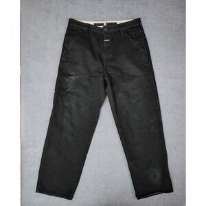 Marithe Francois Girbaud Vtg Mens Carpenter Jeans (36) Black Baggy Y2K Distress